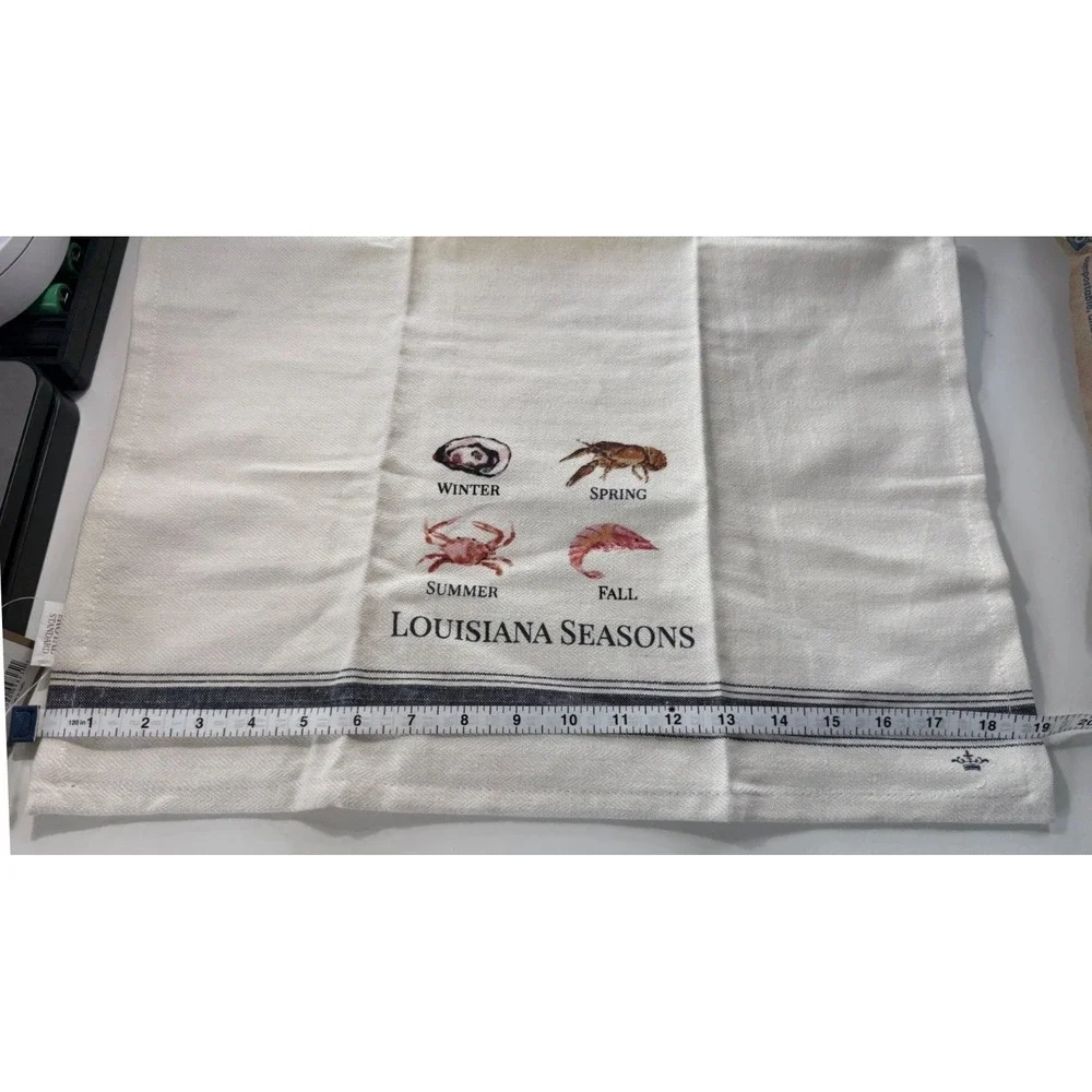 The‎ Royal Standard Louisiana Seasons Kitchen Towel Seafood Novelty Gift New